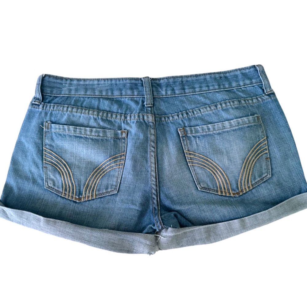 Urban Behavior Low/ Mid Rise Blue Jean Shorts with Cuffed Hems